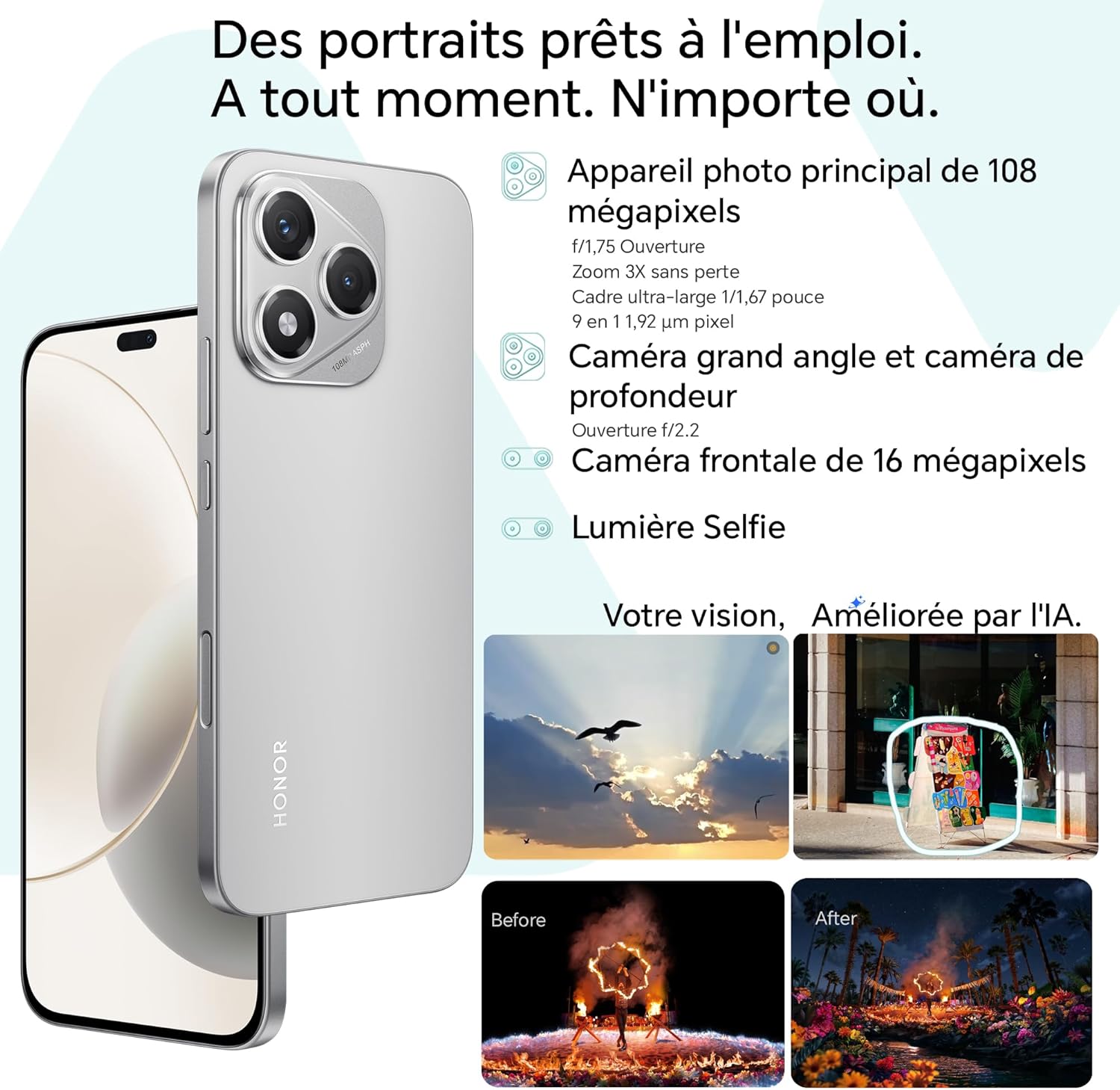 Thumbnail 3 de HONOR 400 Lite Smartphone 5G 5230 mAh