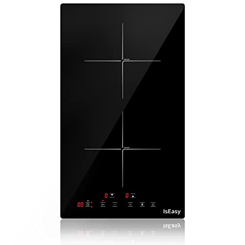 Detalle de Plaque à induction IsEasy – 2 zones, 3400 W, commandes tactiles, Boost, 220-240 V