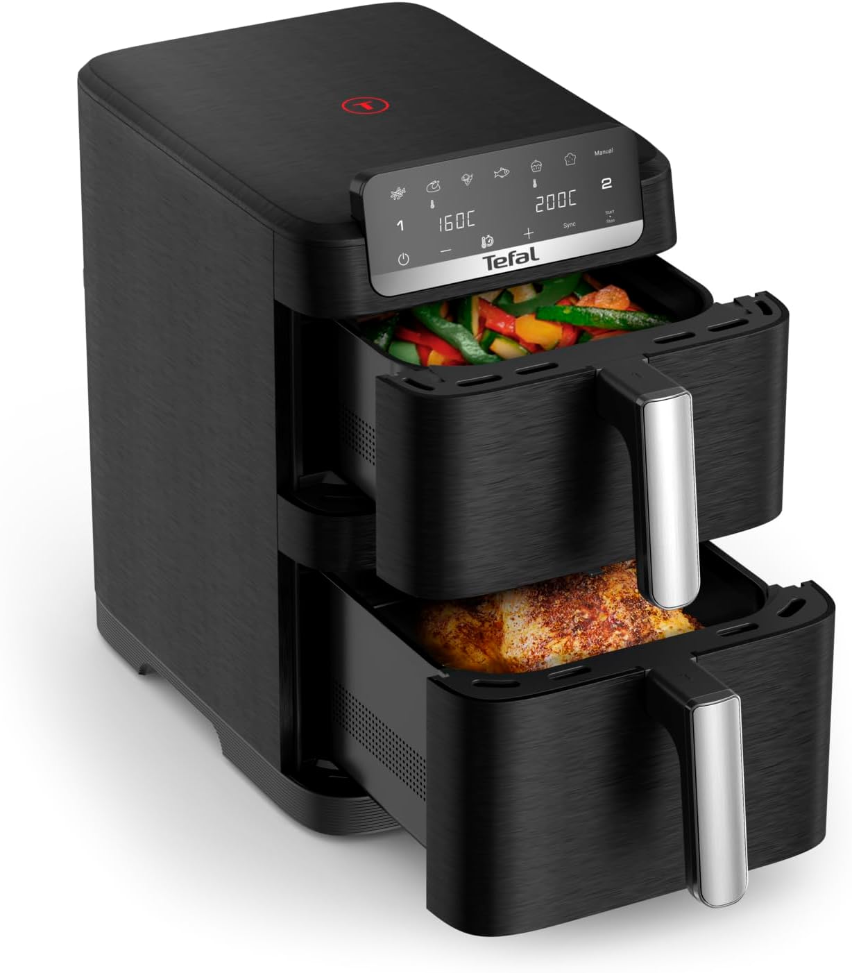 Thumbnail 2 de Tefal Dual Easy Fry Heißluftfritteuse 8,3 L 🍟