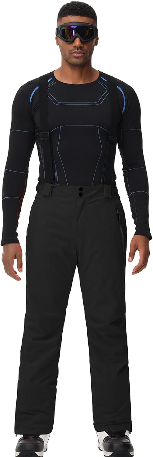 Thumbnail 2 de YEEFINE Men's Snow Ski Pants Insulated Waterproof