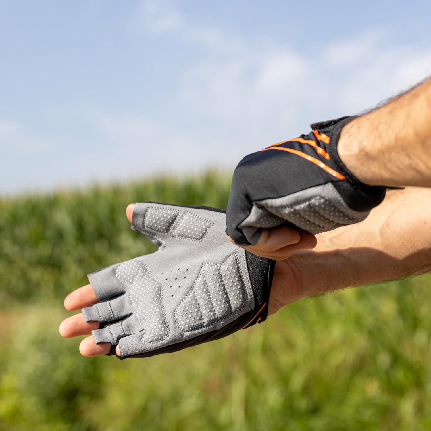 Thumbnail 3 de Urban Prime Short guanti da ciclismo con gel pads, traspirazione e chiusura in velcro