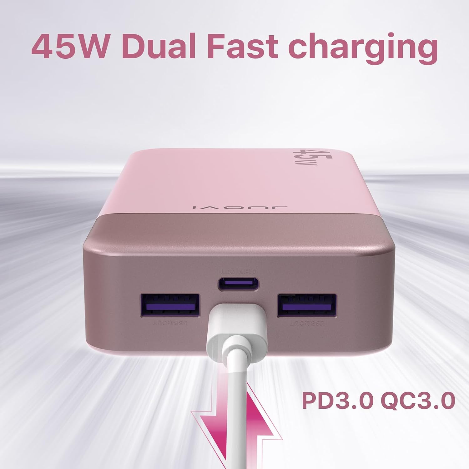 Detalle 2 de JUOVI Power Bank 20000mAh 45W per iPhone 15