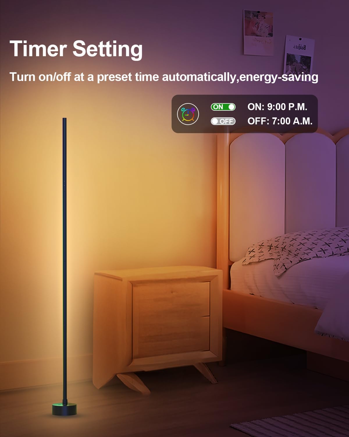 Thumbnail 6 de Miortior LED Stehlampe RGB 2er Set