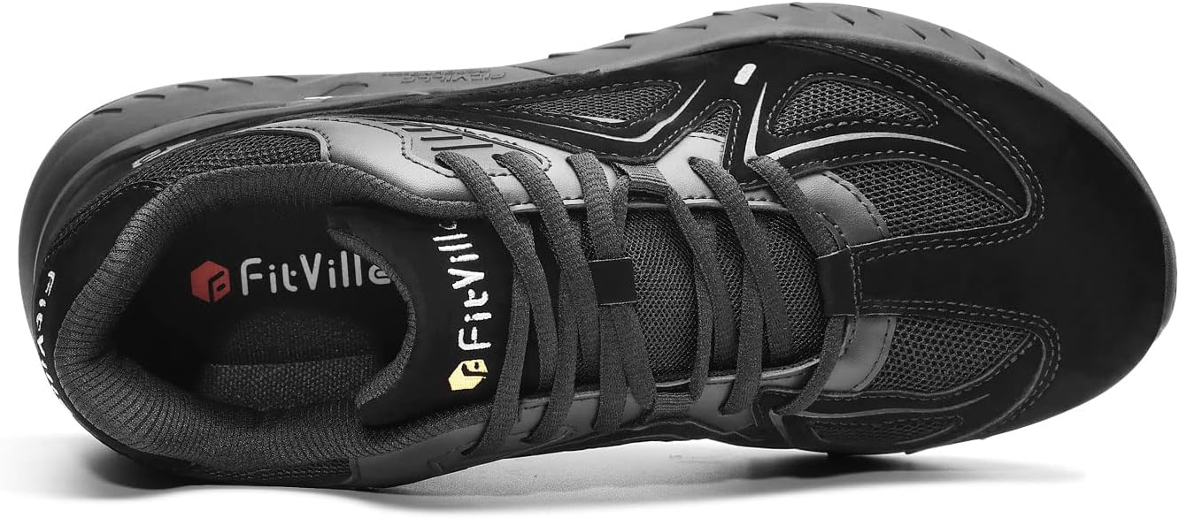 Thumbnail 4 de FitVille Mens Extra Wide Fit Trainers: Comfortable, Supportive Running Shoes for Flat Feet and Plantar Fasciitis