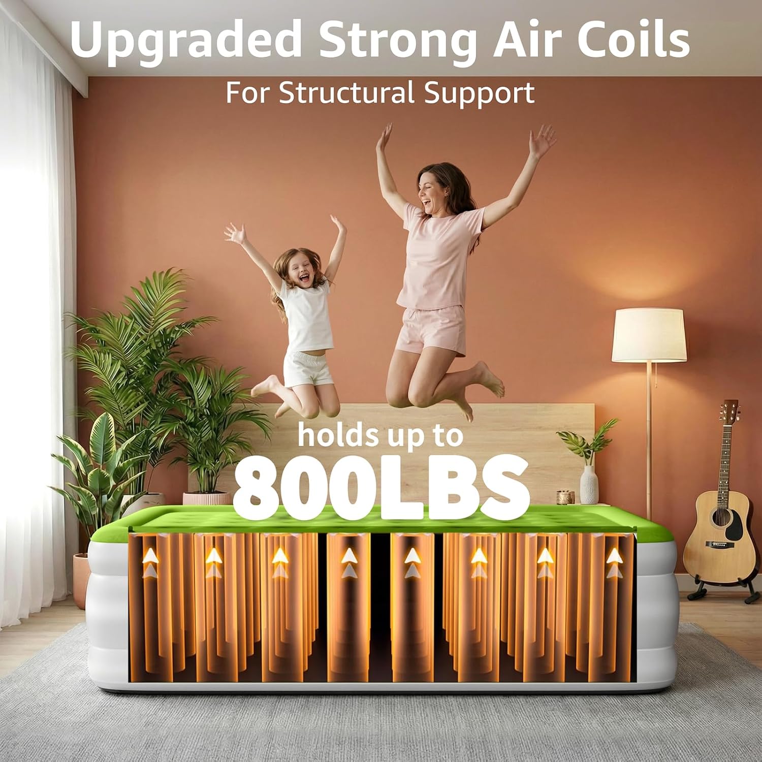 Thumbnail 4 de YENING Full Size Air Mattress 18 Inch