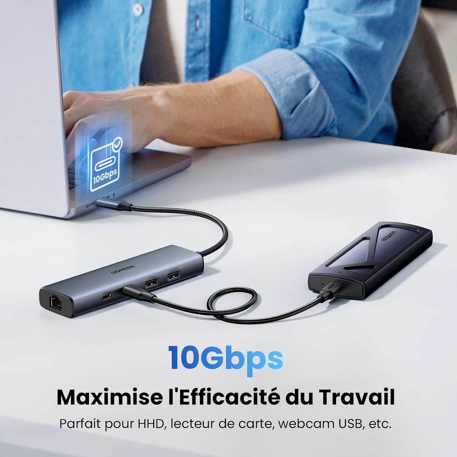 Thumbnail 6 de UGREEN Hub Ethernet 10Gbps USB C 10Gbps