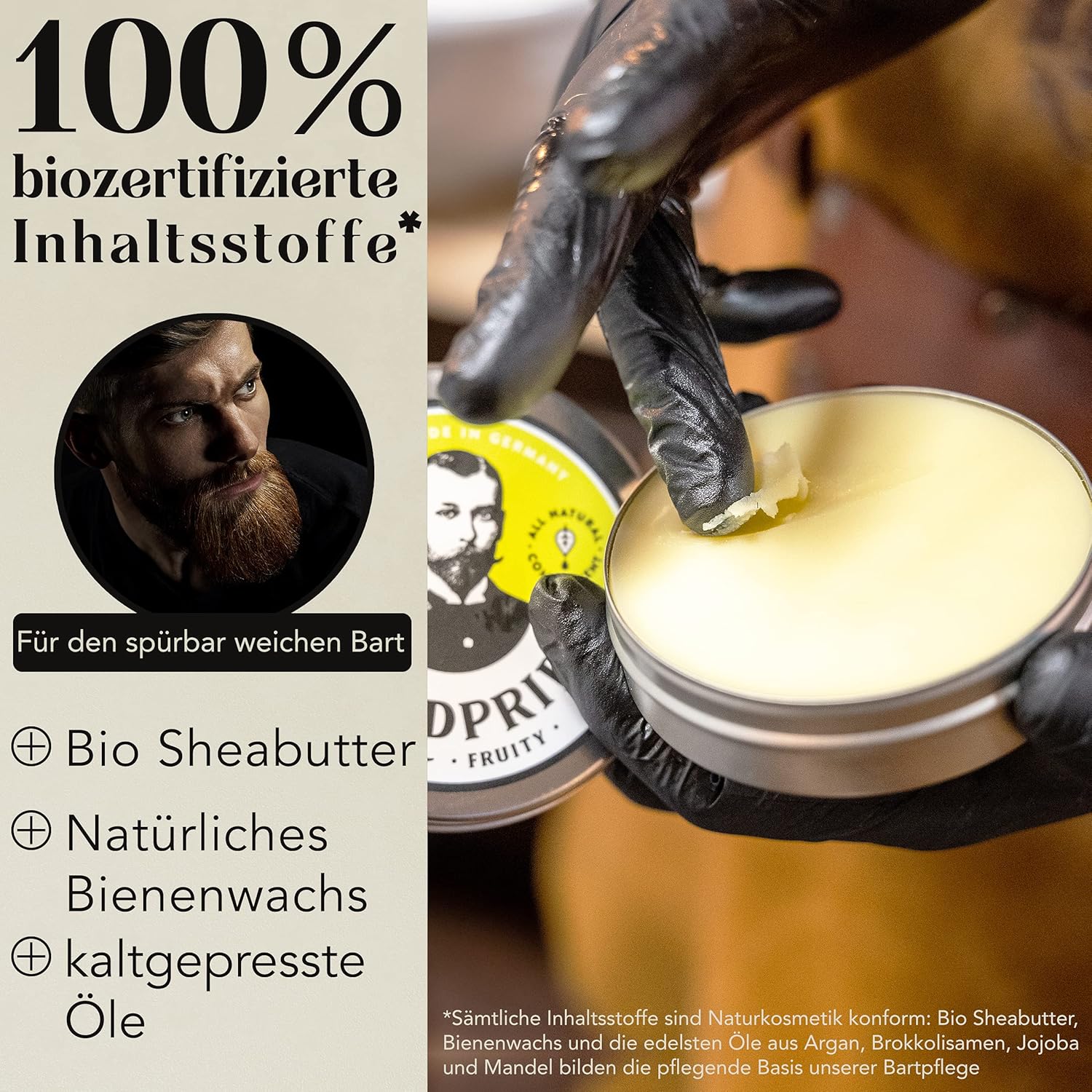 Thumbnail 4 de Beardpride Premium Bartbalsam – Bartpflege für Männer, handgefertigt in der Eifel