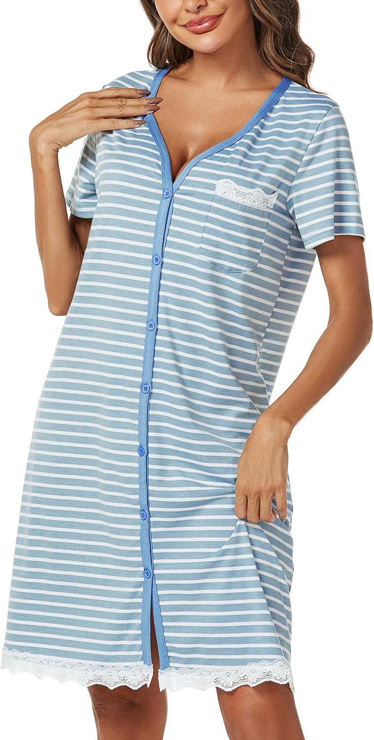 Thumbnail 3 de Uniexcosm Maternity Nursing Nightdress