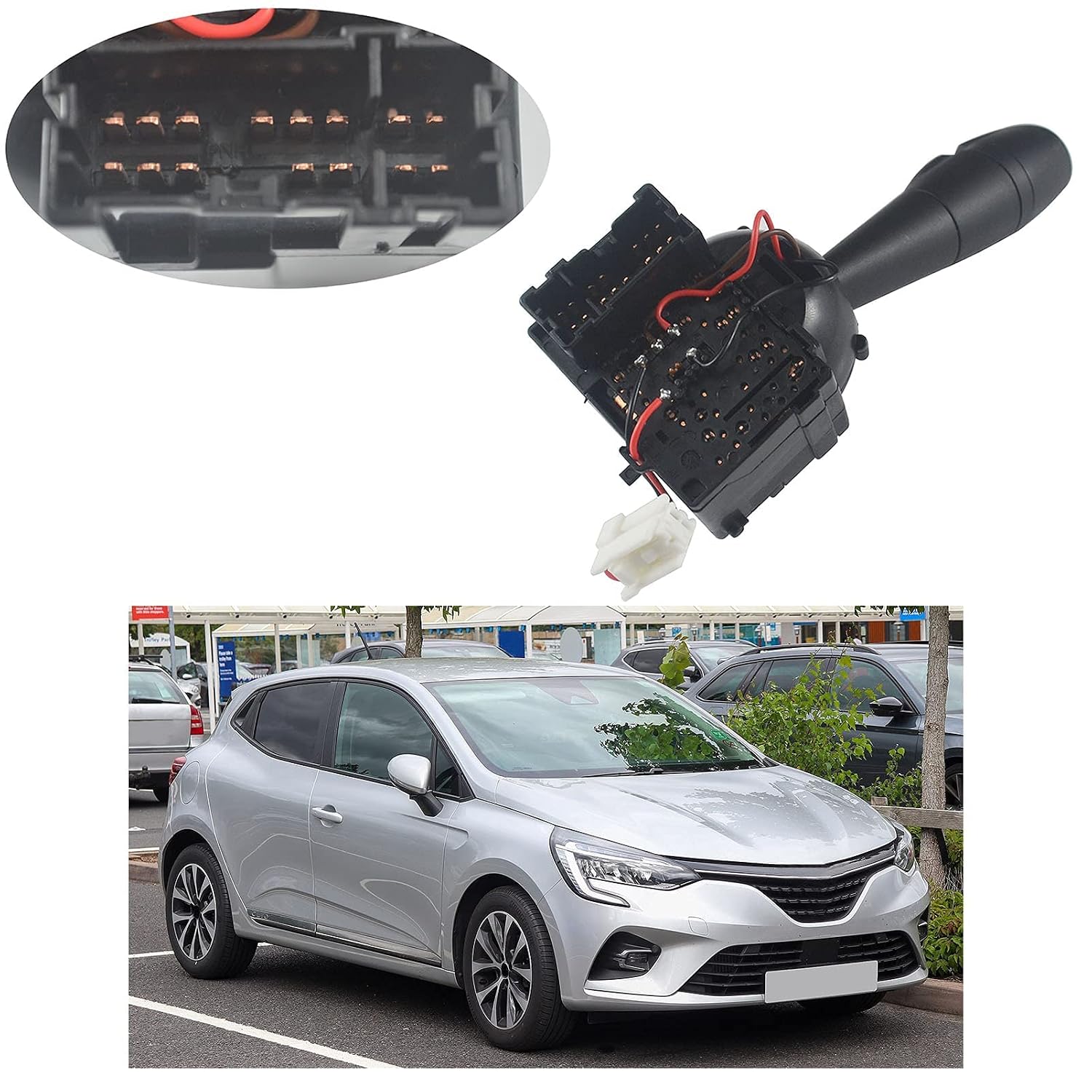 Detalle de FanPaYY Steering Column Light Switch 8201167981 – Replacement for Clio IV, Trafic III, Twingo III and more