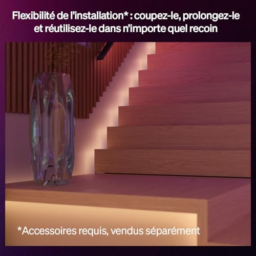 Detalle de Philips Hue Bande LED Flux UltraBright 5 m – Éclairage connecté 2000 lm