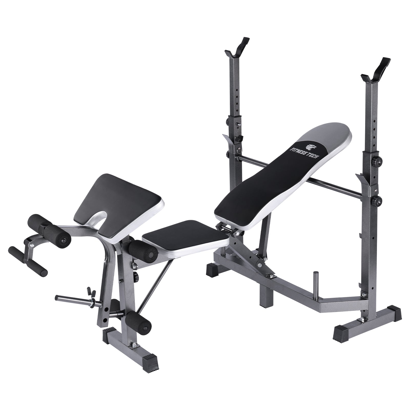 Thumbnail 5 de Fitness Tech Banco de musculación reclinable con rack para pesas 🏋️