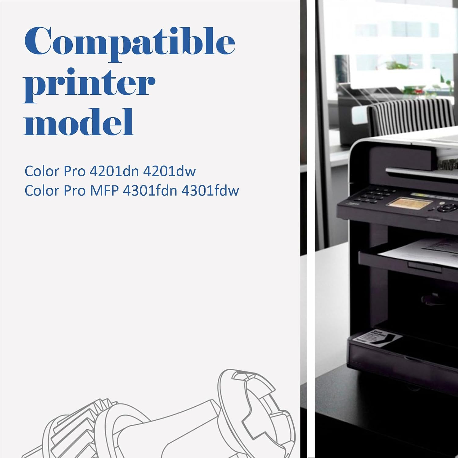 Detalle 2 de H-Party Black Toner Cartridges W2100X