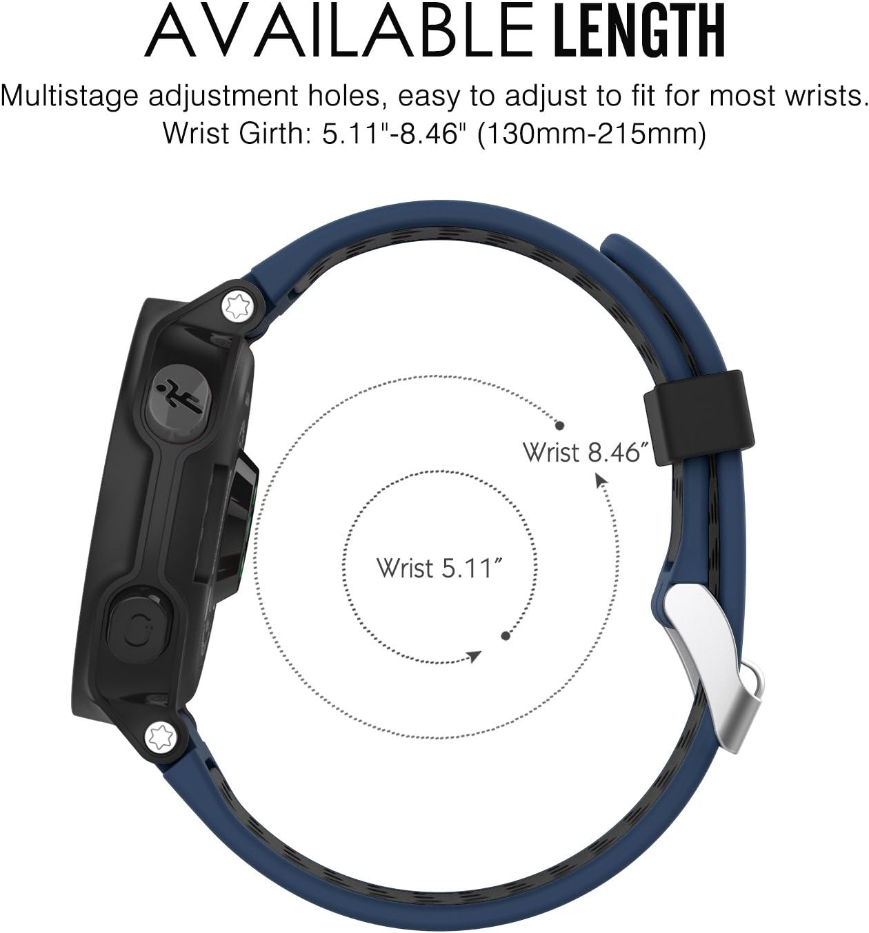Thumbnail 4 de MoKo Watch Strap for Garmin Forerunner & Approach S20 – Soft Silicone Replacement