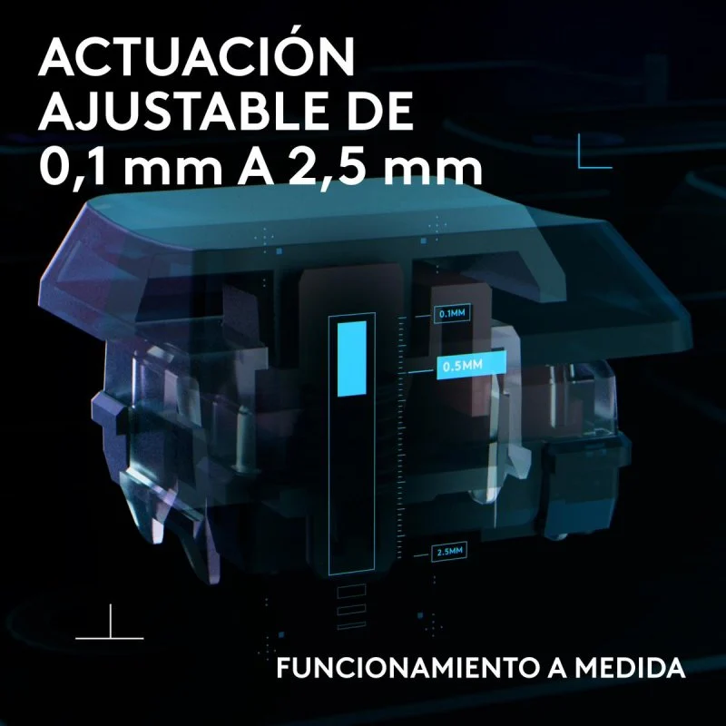 Thumbnail 2 de Teclado mecánico Logitech G515 RAPID TKL ES – diseño compacto, iluminación RGB y respuesta ultrarrápida