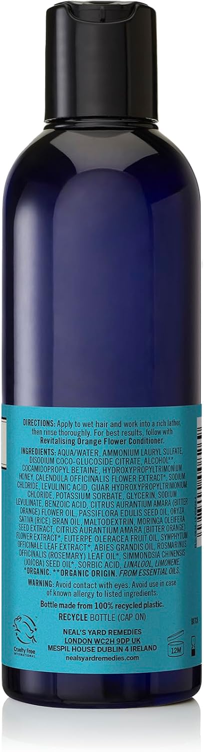Detalle 2 de Neal's Yard Remedies Revitalising Orange Flower Shampoo
