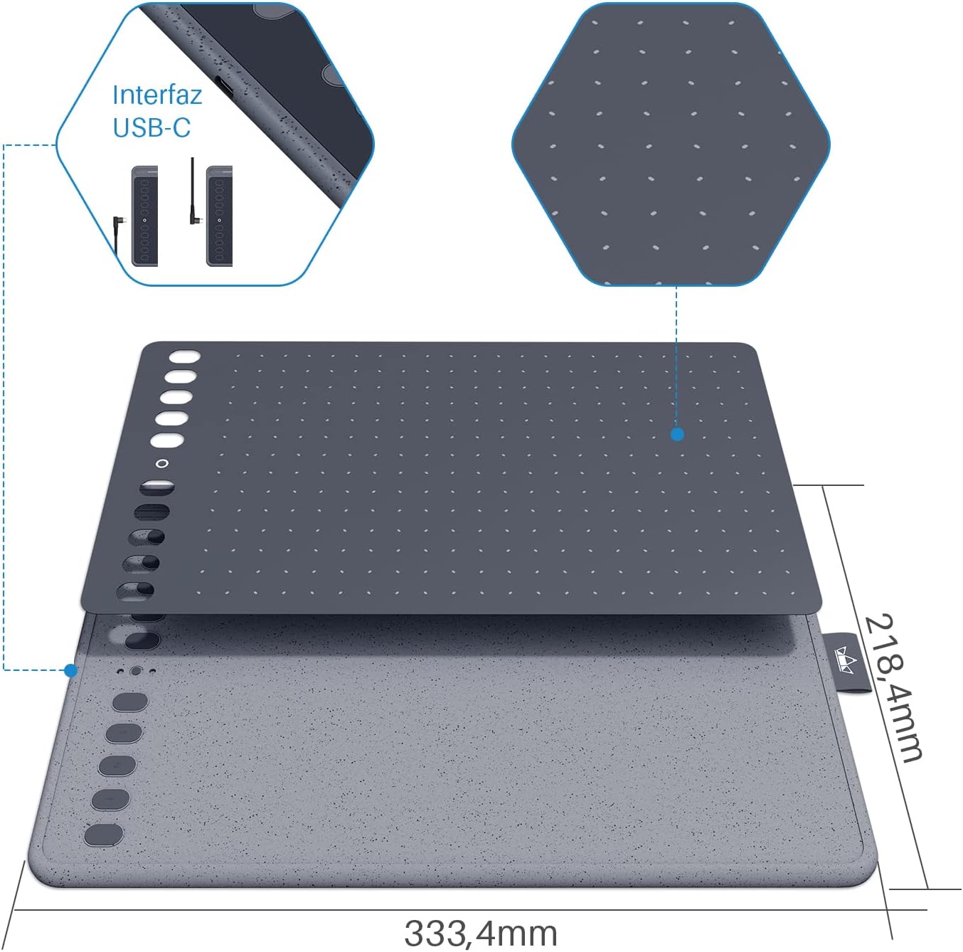 Thumbnail 4 de HUION HS611 Tableta Gráfica con Lápiz PW500 🎨