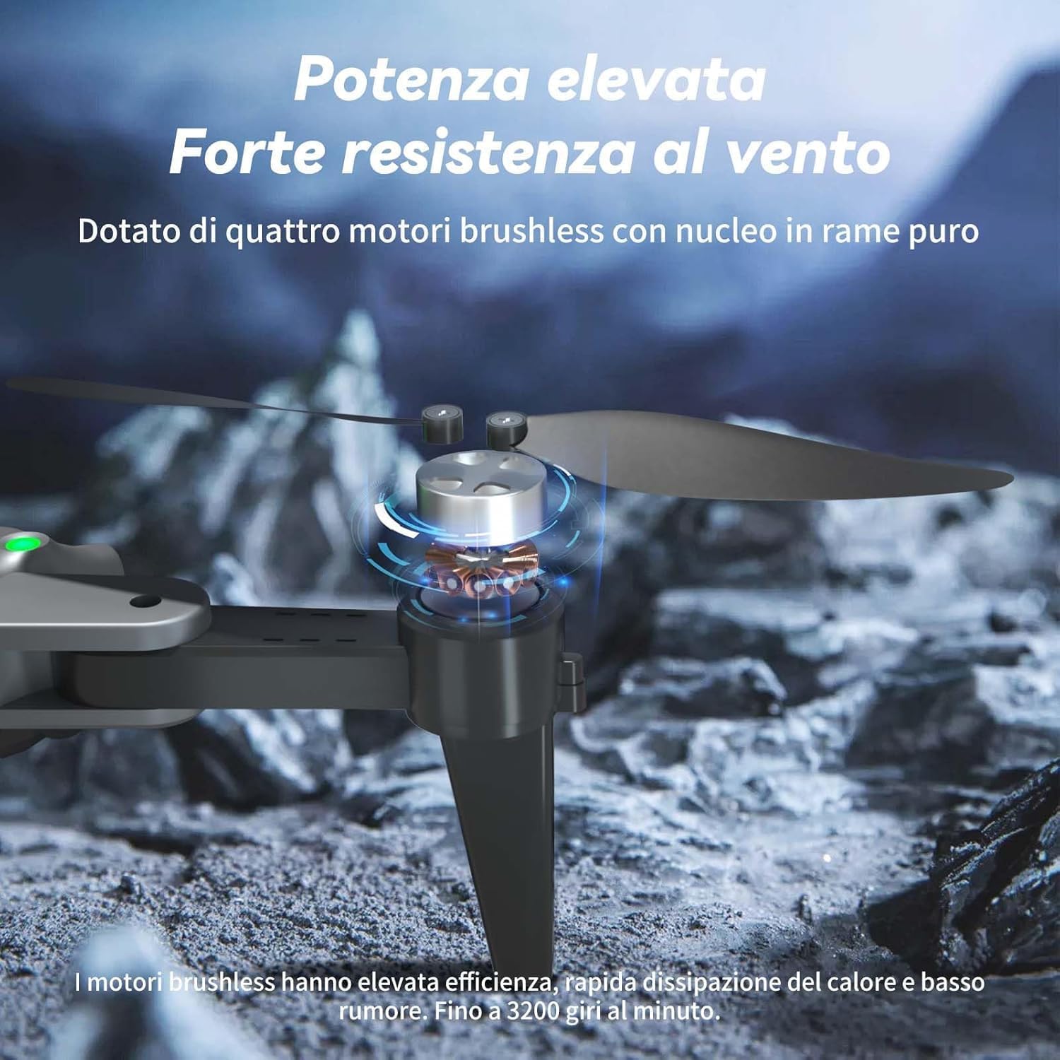 Detalle de HYTOBP S166 Drone con Telecamera 4K: leggero, stabile e facile da usare