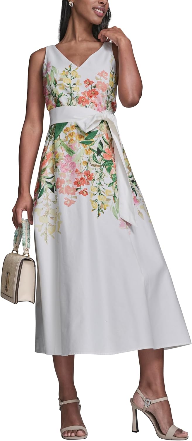 Thumbnail 6 de Karl Lagerfeld Women's Cotton Sateen Midi Dress
