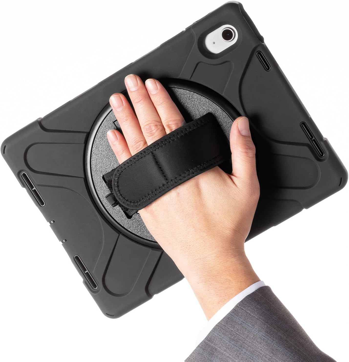Thumbnail 6 de サンワサプライ PDA-IPAD1917BK iPad 10.9インチ対応耐衝撃ケース 回転ハンドル・縦横スタンド付き