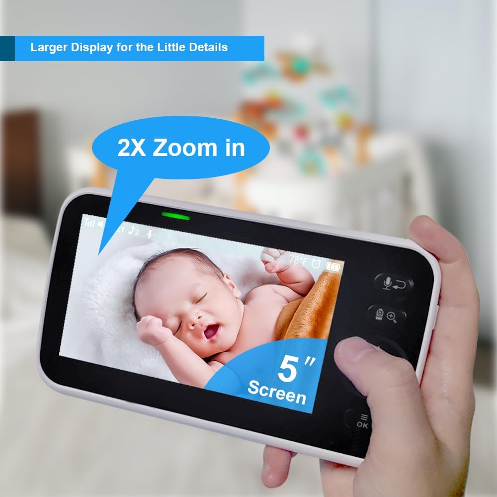 Thumbnail 6 de HelloBaby HB6550 Baby Monitor 5-inch