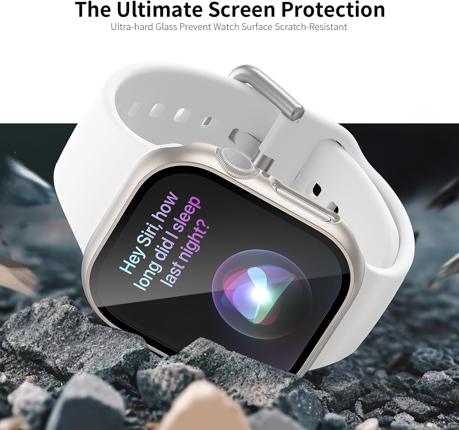 Detalle de JERXUN 6-Pack Case for Apple Watch 46mm