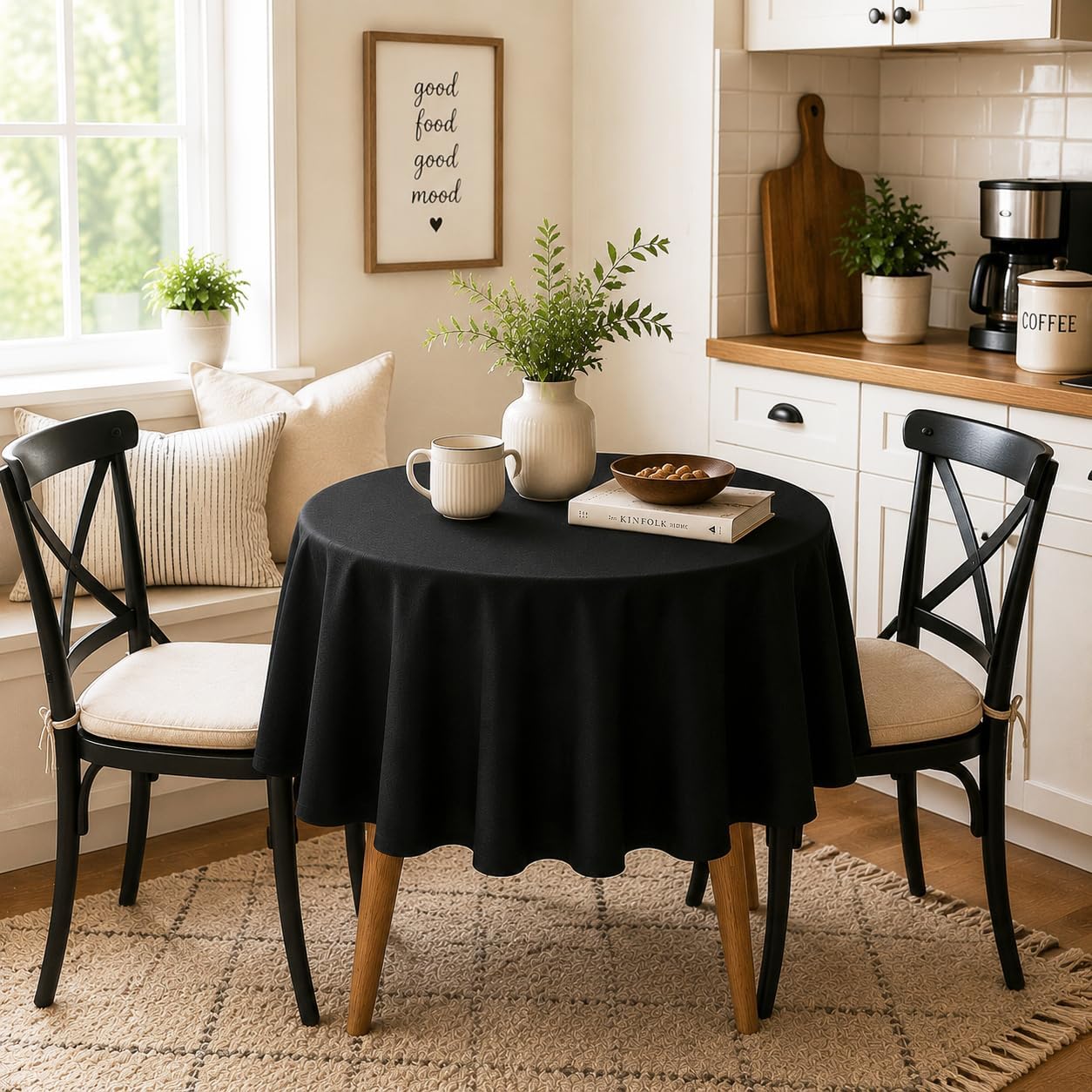Detalle 2 de sancua Round Tablecloth 60 Inch 🍽
