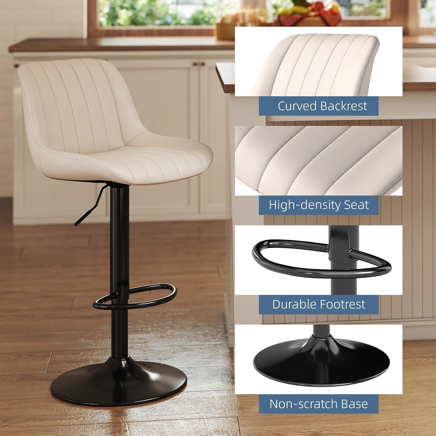Thumbnail 5 de Youhauchair Bar Stools Set of 3