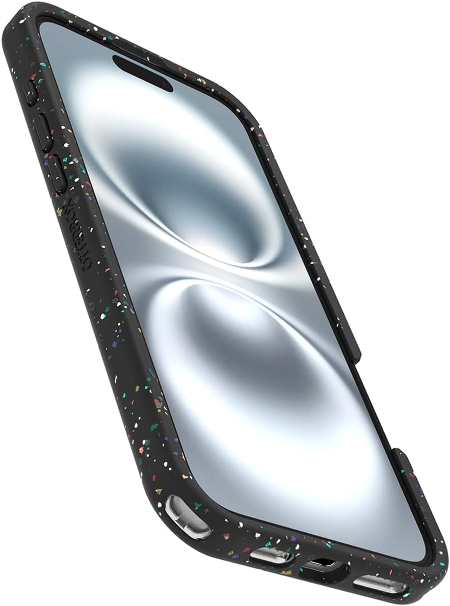 Detalle de OtterBox Symmetry Series Core MagSafe per iPhone 16 Plus: protezione ultrafine con attacco MagSafe