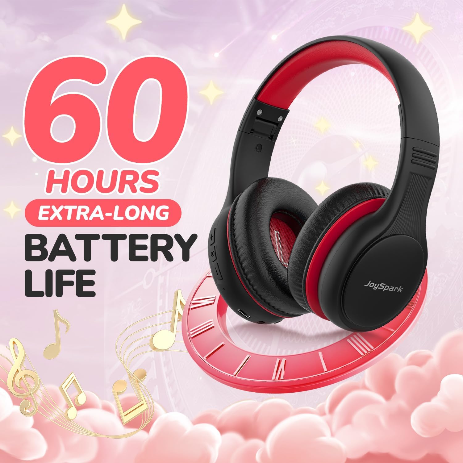 Detalle de JoySpark B08 Kids Headphones 60 Hours