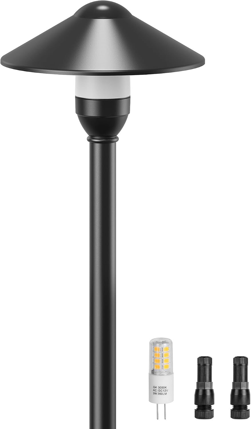 Detalle de Low-Voltage Pathway Lights with Replaceable G4 Bulb