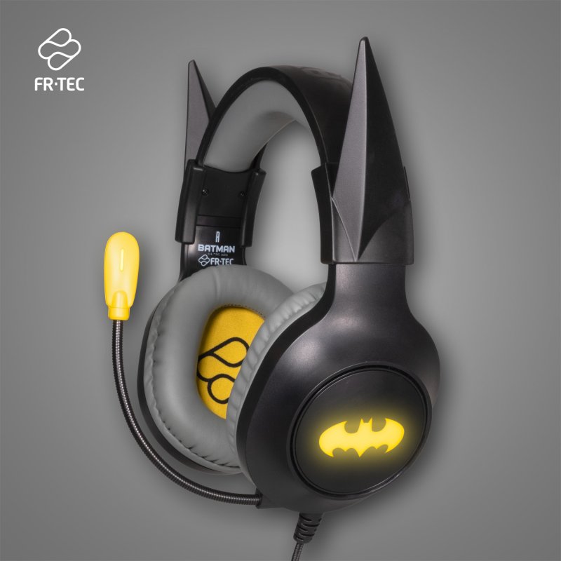 Detalle 1 de FR-TEC DC BATMAN Auriculares gaming negros