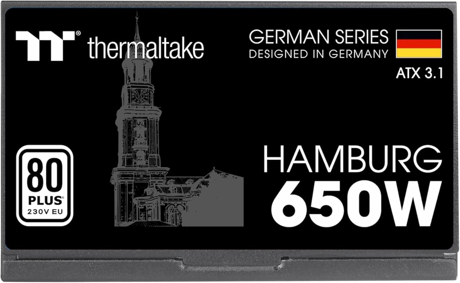 Thumbnail 2 de Thermaltake Hamburg 650W Netzteil (ATX 3.1, PCIe 5.1, 80 Plus White) für Einsteiger
