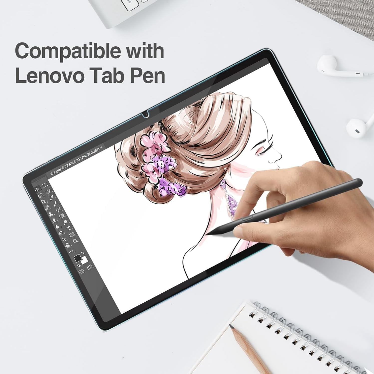 Thumbnail 5 de ProCase Displayschutzfolie 11 Zoll Lenovo Tab