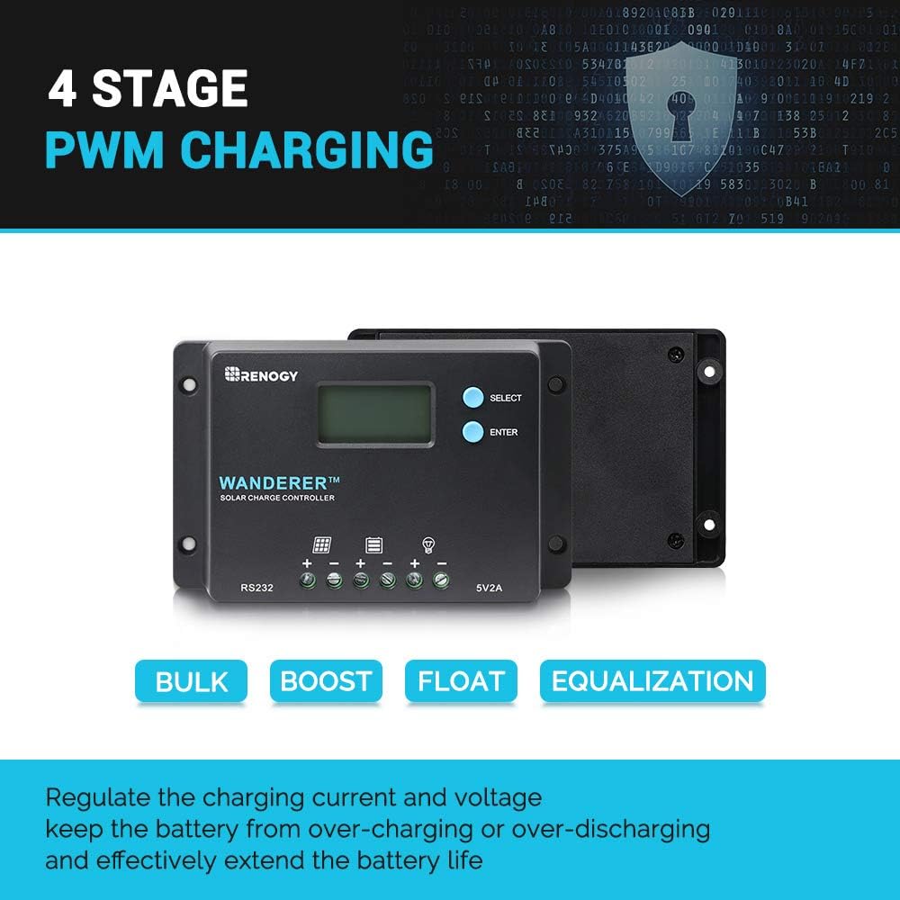 Thumbnail 3 de Renogy Wanderer 10A PWM Solar Charge Controller