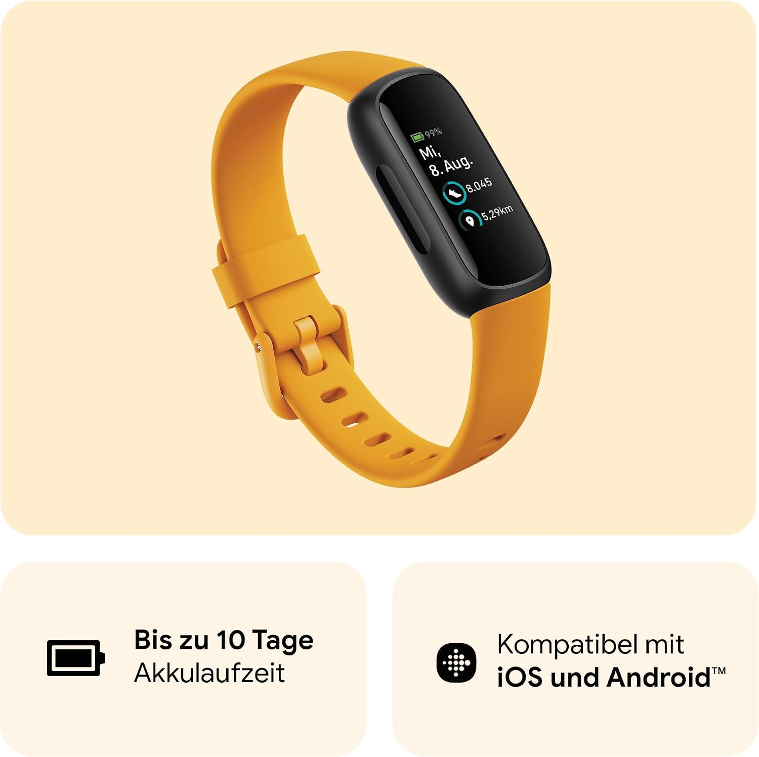 Thumbnail 2 de Google Fitbit Inspire 3 Gesundheits- & Fitness-Tracker