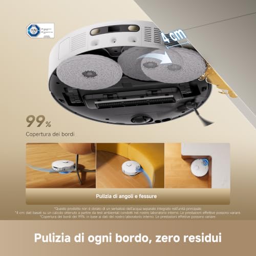 Detalle 2 de DREAME L40 Ultra A: robot aspirapolvere e lavapavimenti con svuotamento automatico e sistema antigroviglio