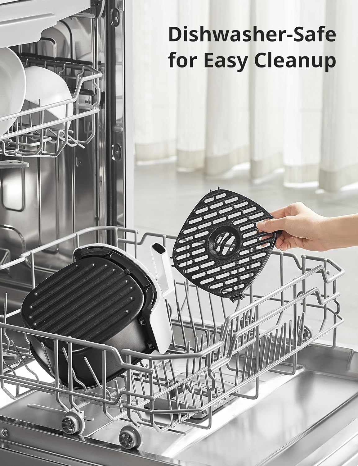 Detalle 1 de Compact 2.1 Quart Air Fryer 180-400°F