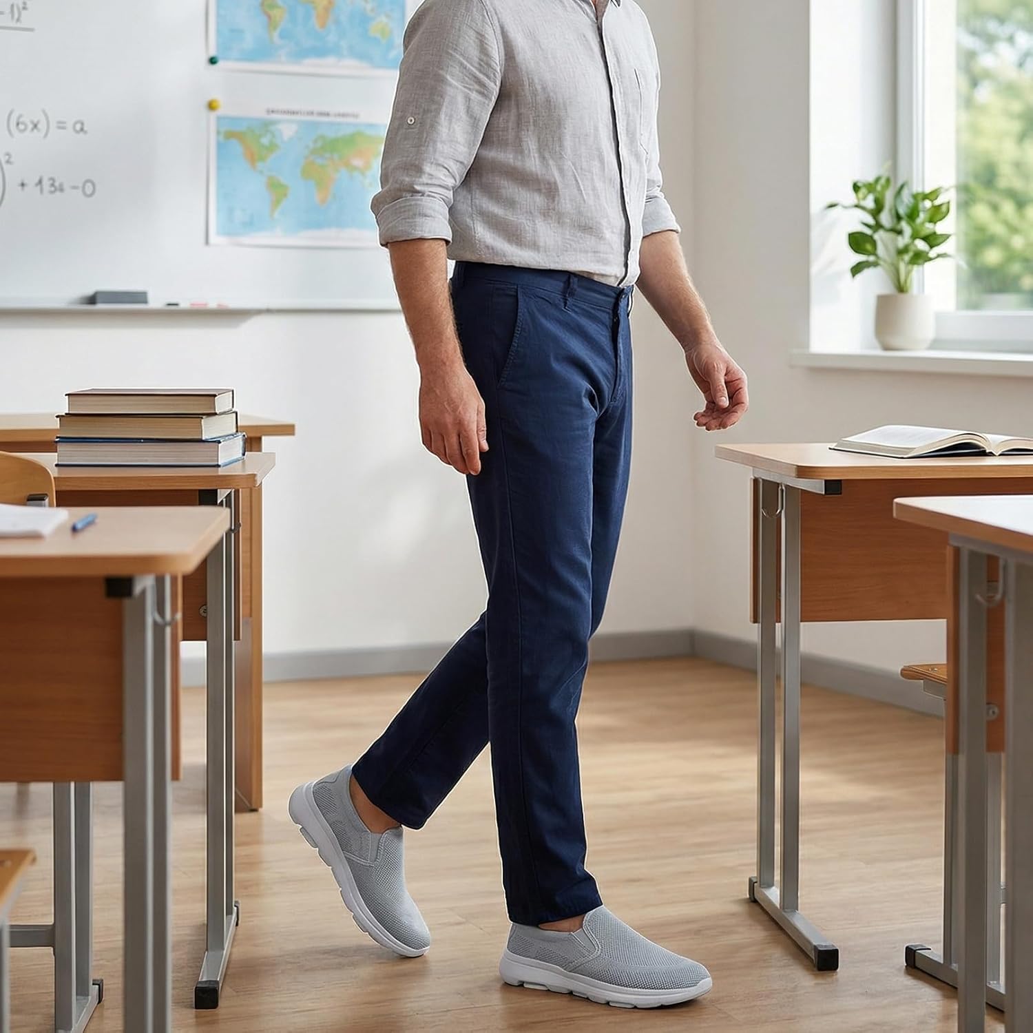 Thumbnail 6 de TIOSEBON Herren Slip On Loafers – Bequeme Freizeitschuhe für Alltag, Tennis, Arbeit und Autofahren