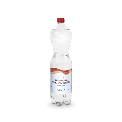Detalle de Eau minĂ©rale gazeuse by Amazon, 6 x 1,5 L đ«