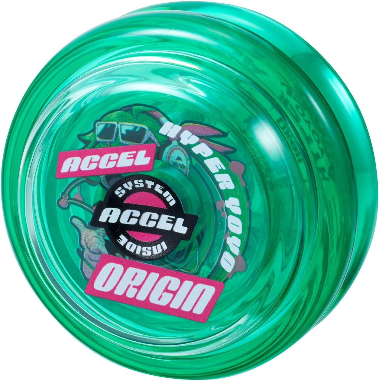 Thumbnail 2 de Bandai 60006 Accel Hyper Yoyó Verde 🌀 Juego de Habilidad para Niños