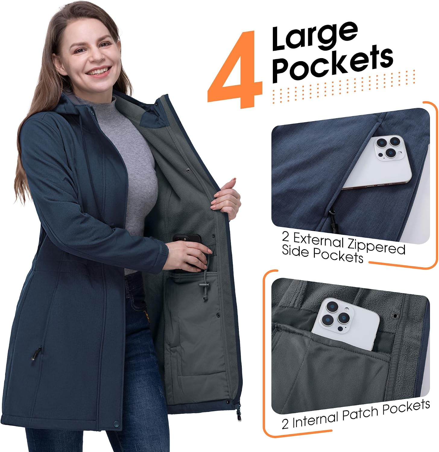 Thumbnail 3 de 33,000ft women’s softshell jacket 8000MM