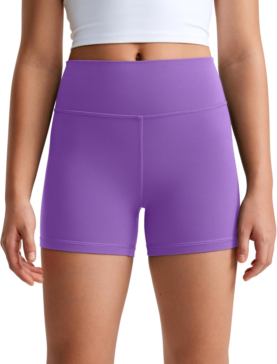 Thumbnail 6 de Short motard fille taille haute Butterluxe Athlétique de CRZ YOGA