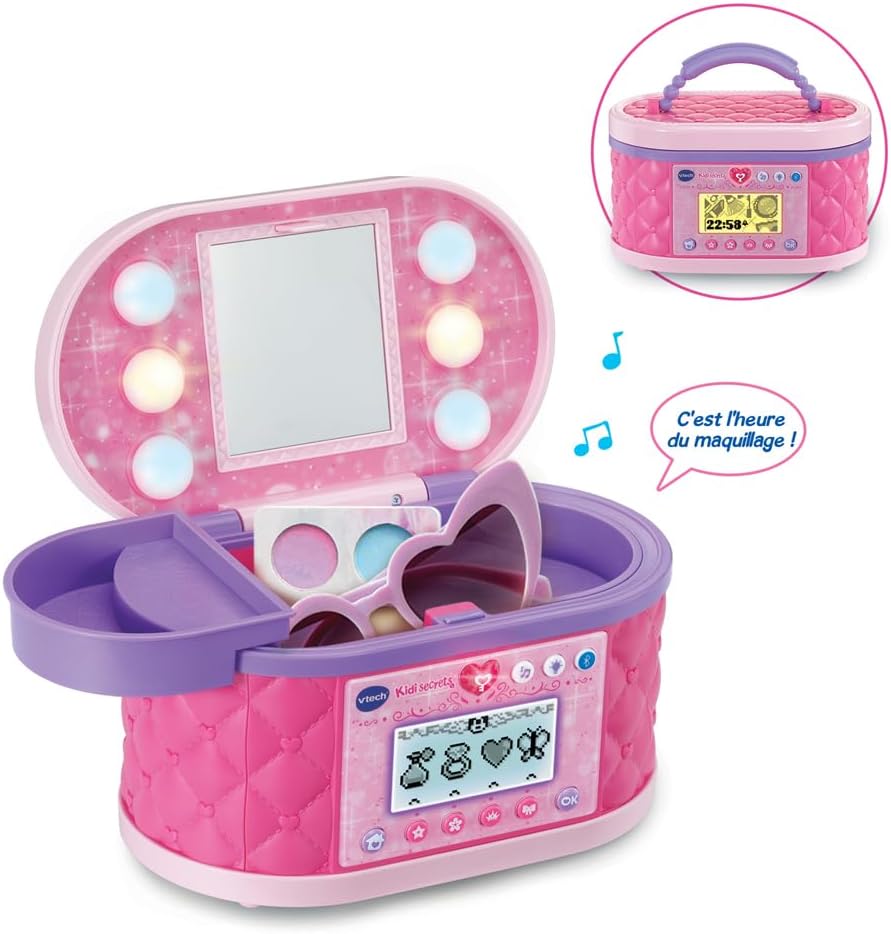 Thumbnail 4 de VTech KidiSecrets Ma Mallette Beauté Magique Rose – Coffre secret avec miroir LED et Bluetooth