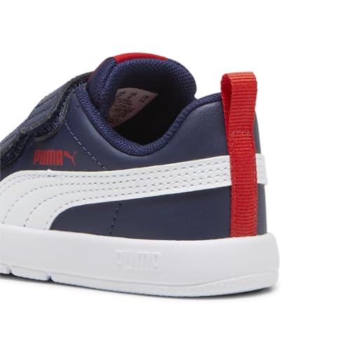 Thumbnail 2 de PUMA Unisex Kids COURTFLEX V3 V INF Sneaker – Navy/White/Red, 26 EU