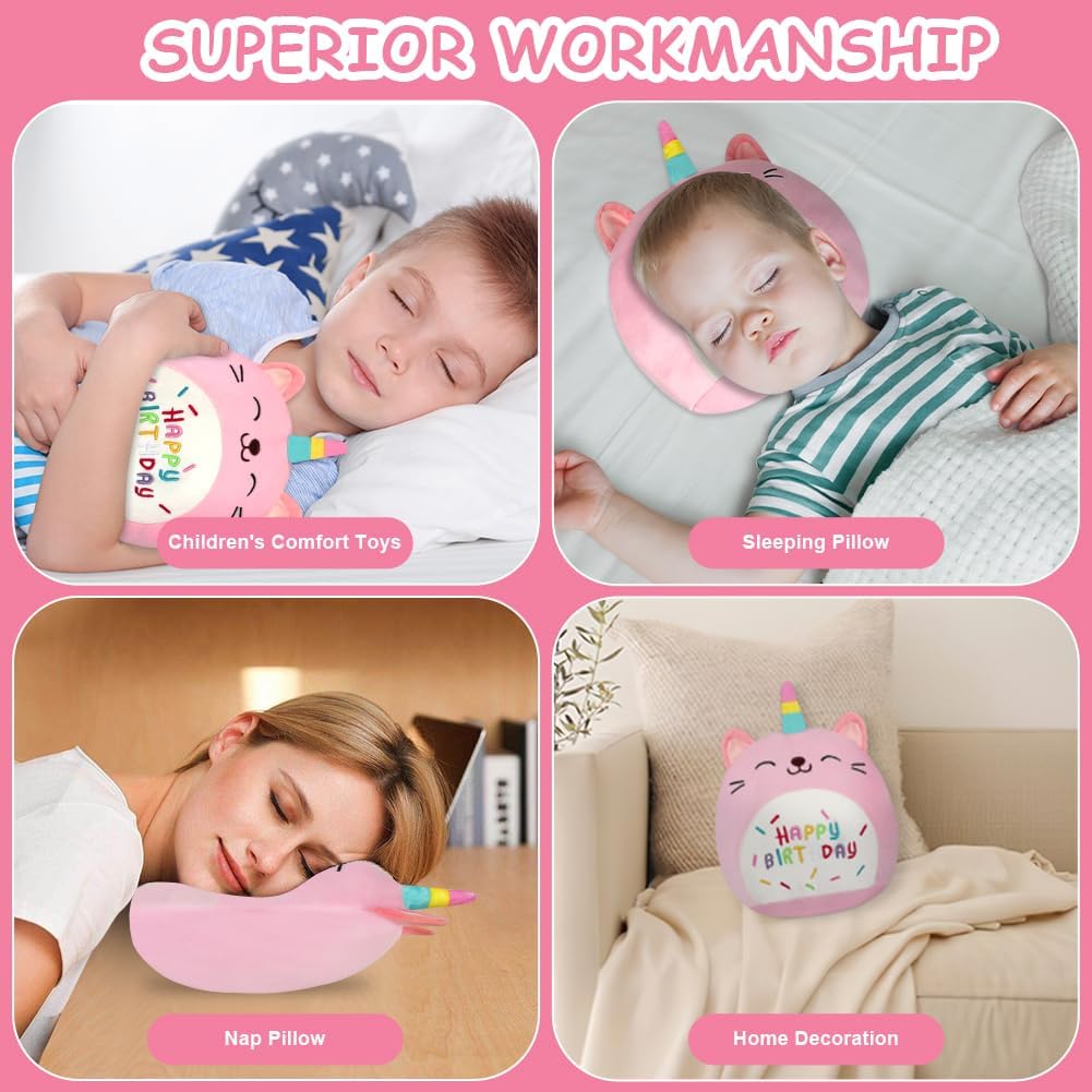 Thumbnail 3 de Vicloon Cat Plush Pillow 25 cm: Cute 10" Soft Toy for Kids and Fans alike