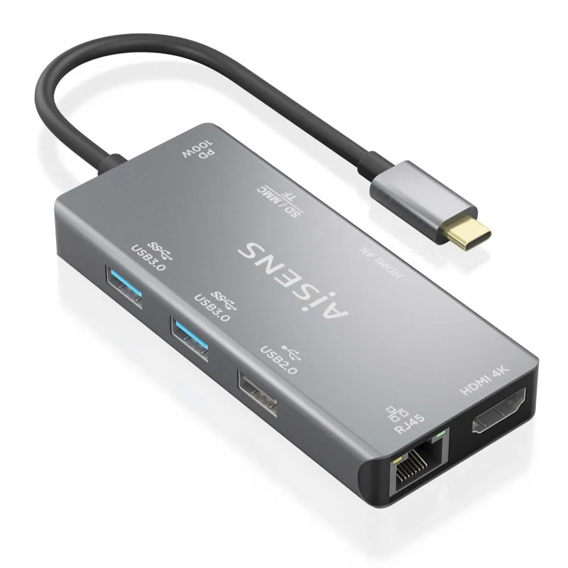 Detalle 2 de AISENS DUA9-0104 Dock USB-C 9 en 1