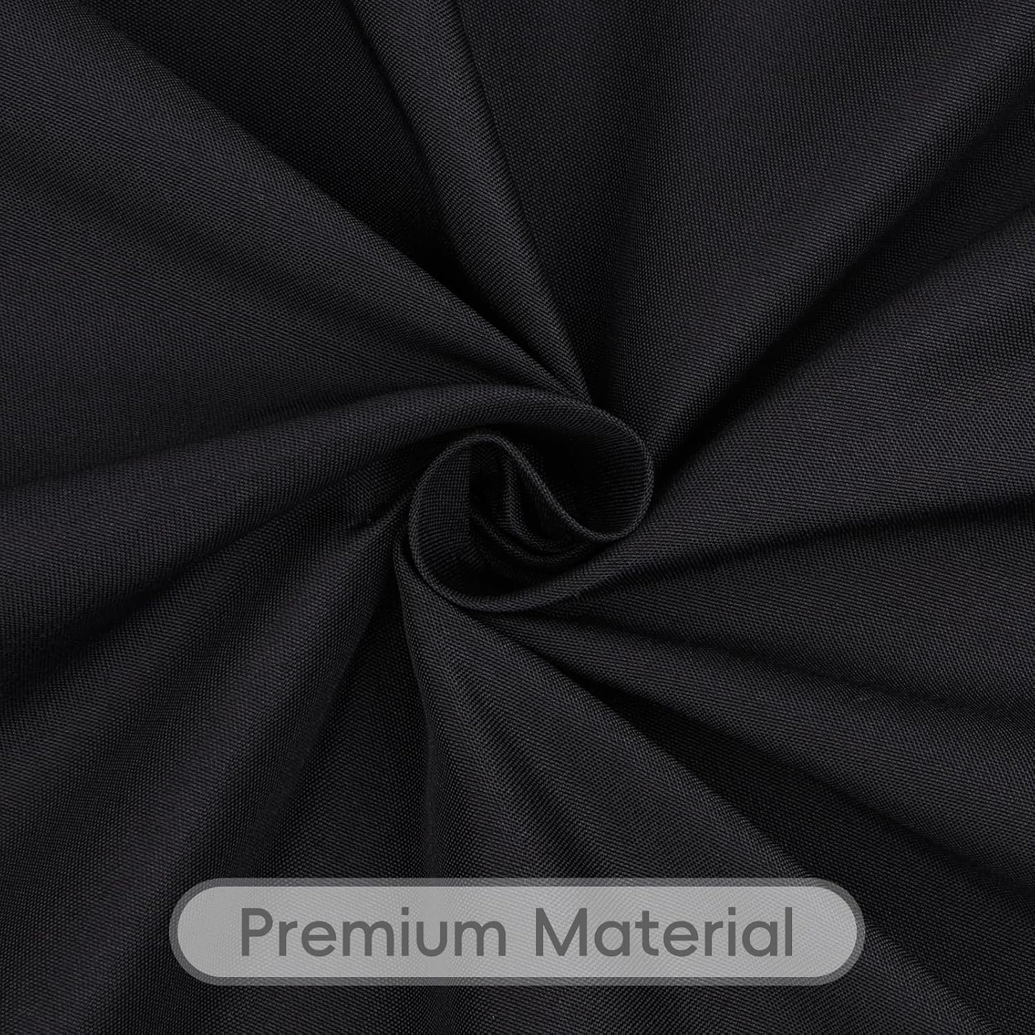 Thumbnail 4 de RestfulGlow 12 Pack Black Tablecloth 60x102