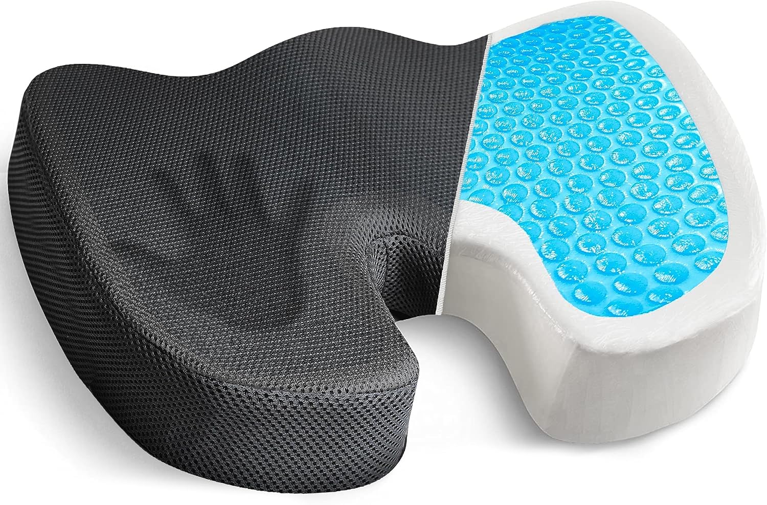 Detalle de EcoNour Comfortable Donut Pillow Seat Cushion with U-shaped design for pressure relief