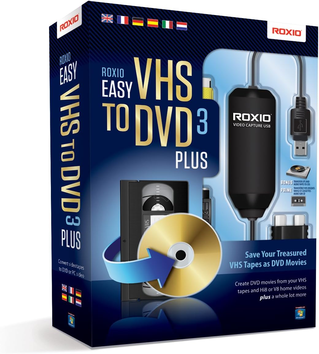Thumbnail 1 de Corel Roxio Easy VHS to DVD 3 Plus 🎥 – Convertidor de Vídeo por Correo