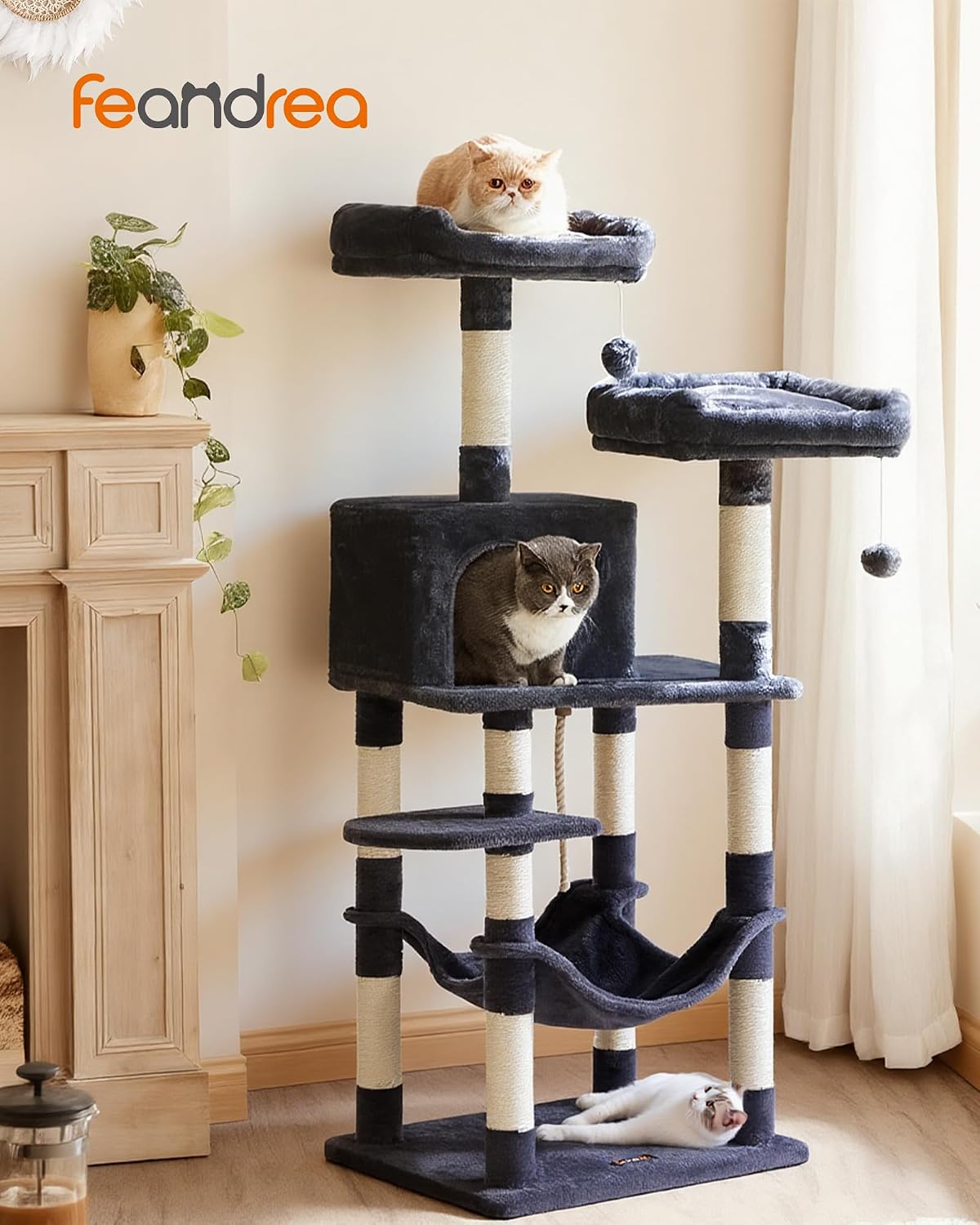 Detalle 2 de Feandrea PCT15GYZV1 Tiragraffi per Gatti 143 cm